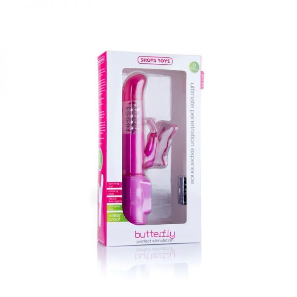 Shots Toys Butterfly Rosa de calidad