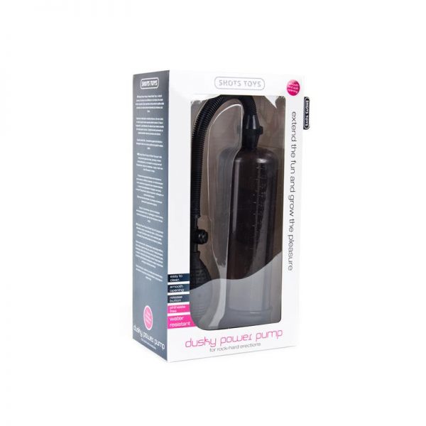 Shots Toys Dusky Power Pump Negro de calidad