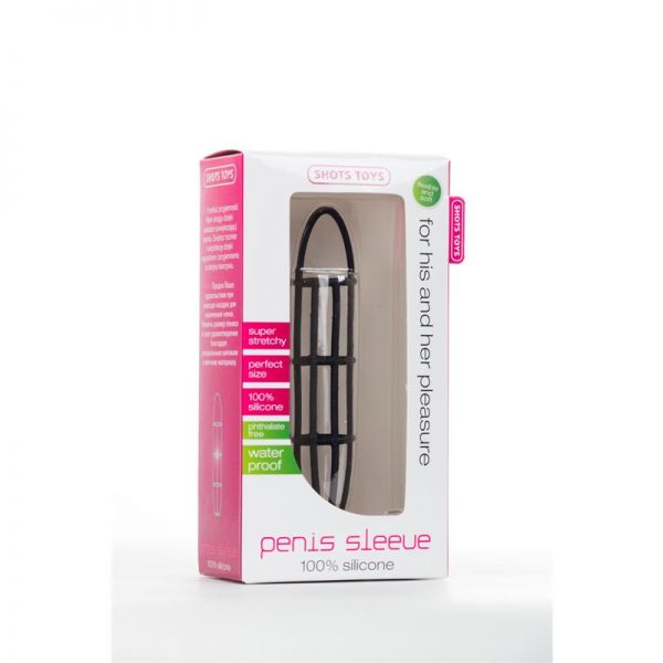 Shots Toys Extensión para el Pene Color Negro de calidad