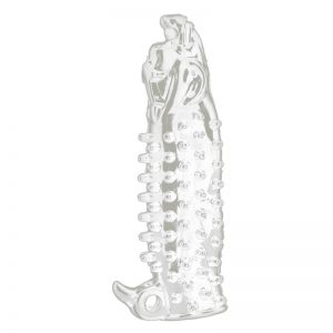 Shots Toys Funda de Silicona con Pinchos con Bala Vibradora Transparente barato