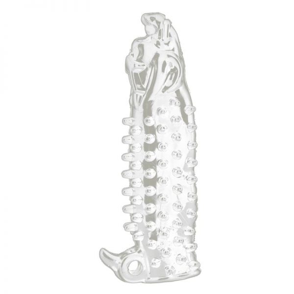 Shots Toys Funda de Silicona con Pinchos con Bala Vibradora Transparente barato
