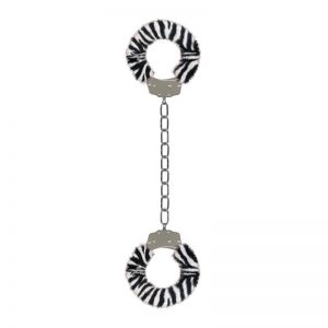 Shots Toys Furry Ankle Esposas para Tobillos Zebra barato