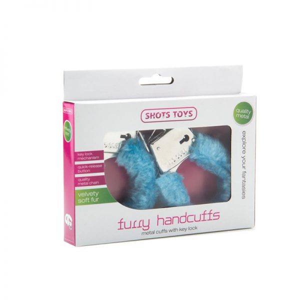 Shots Toys Furry Esposas Azul de calidad
