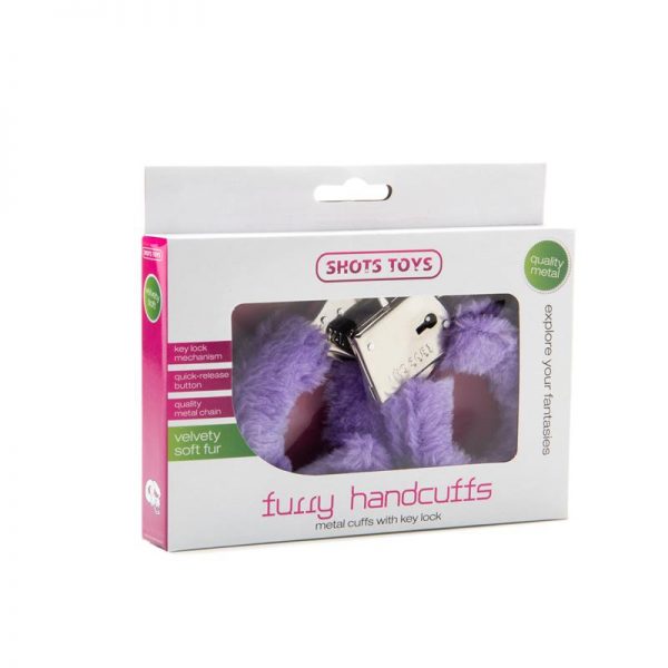 Shots Toys Furry Esposas Lila de calidad