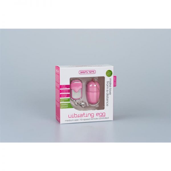 Shots Toys Huevo Vibrador 10 Velocidades Control Remoto Rosa barato