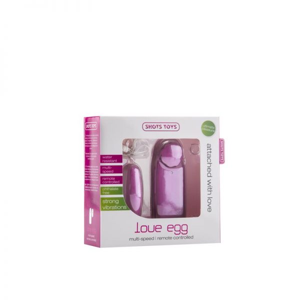 Shots Toys Huevo Vibrador Love Rosa de calidad