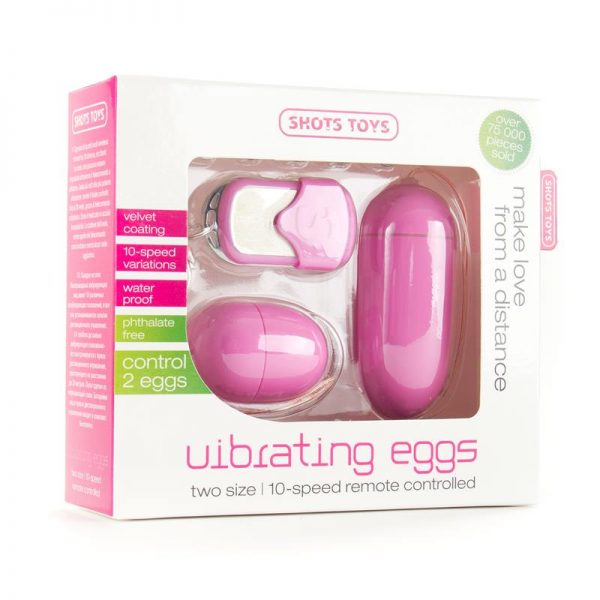 Shots Toys Pack de Dos Huevos Vibradores Rosa de calidad
