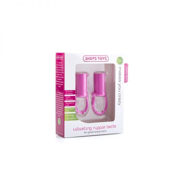Shots Toys Pinzas para Pezones Vibratorias Rosa de calidad
