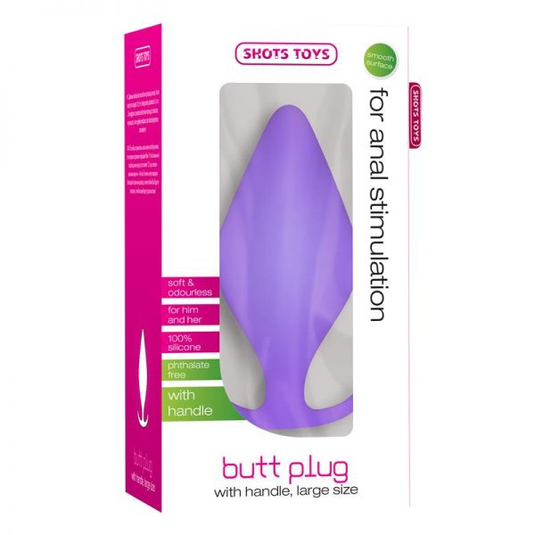 Shots Toys Plug con Mango Lila de calidad
