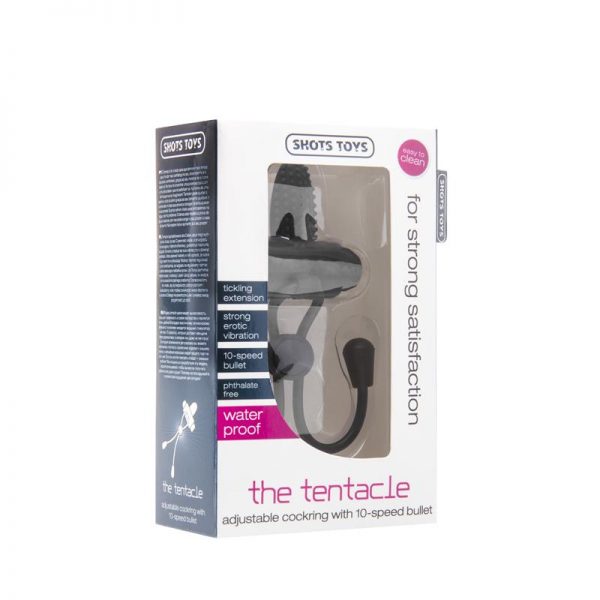 Shots Toys Tentacle Anillo para el Pene Color Negro de calidad