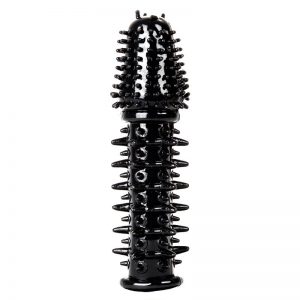 Shots Toys Thrilling Silicone Penis Extension Negro barato