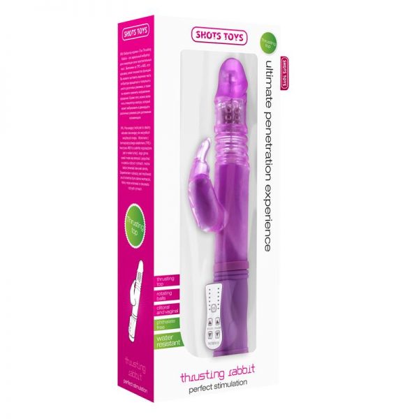 Shots Toys Thrusting Rabbit Lila de calidad
