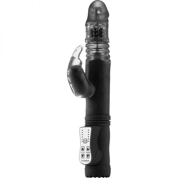 Shots Toys Thrusting Rabbit Negro barato