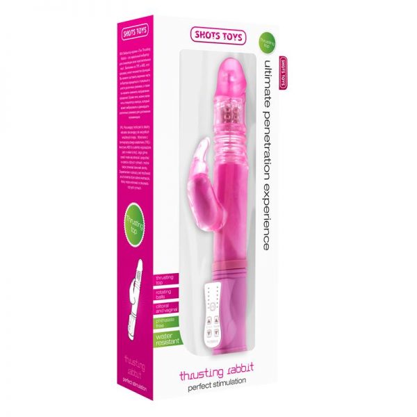 Shots Toys Thrusting Rabbit Rosa de calidad