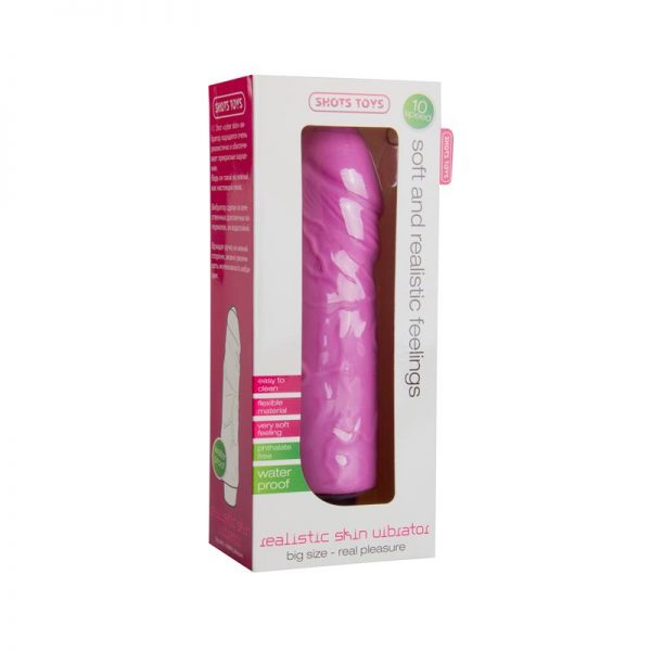 Shots Toys Vibrador Realístico Grande Rosa de calidad