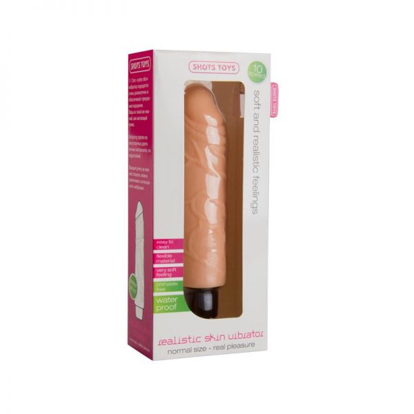 Shots Toys Vibrador Realístico Regular Color Natural de calidad