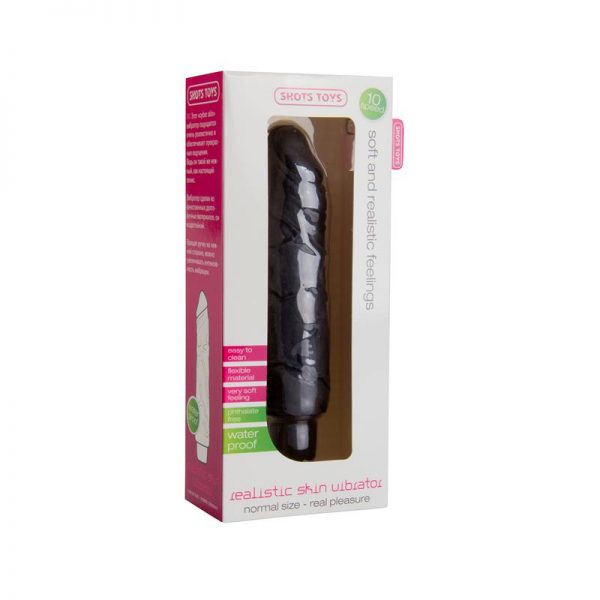 Shots Toys Vibrador Realístico Regular Negro de calidad