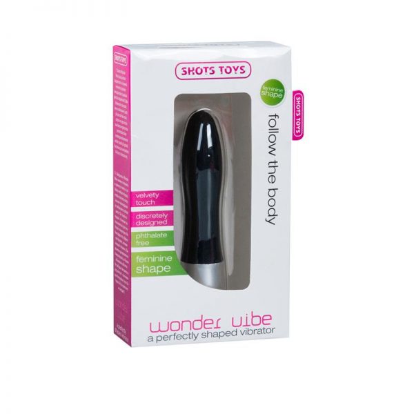Shots Toys Vibrador Wonder Negro de calidad