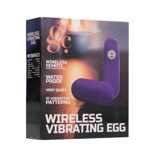 Shots Wireless Huevo Vibrador Morado de calidad