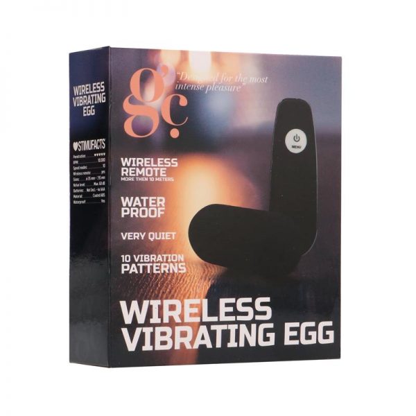 Shots Wireless Huevo Vibrador Negro de calidad