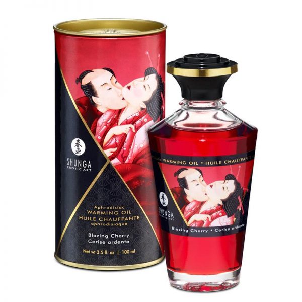 Shunga Aceite de Masaje Efecto Calor Cereza Ardiente barato