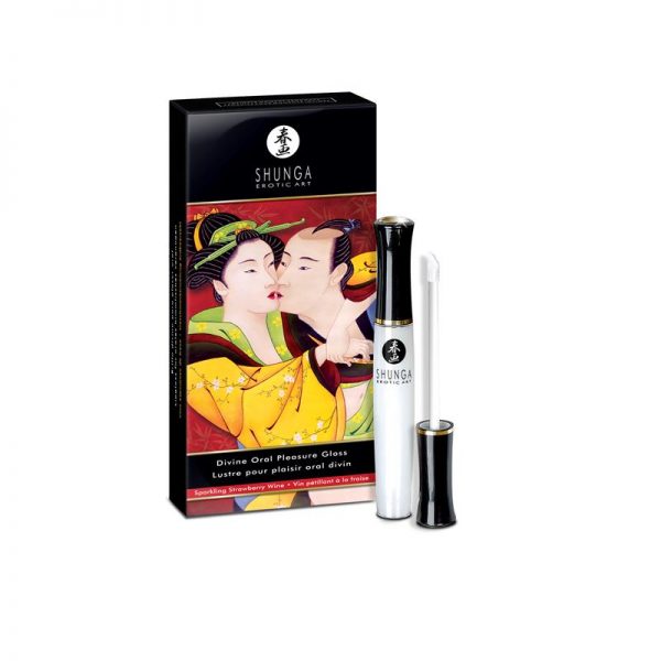 Shunga Gloss para Placer Oral Vino de Fresa barato