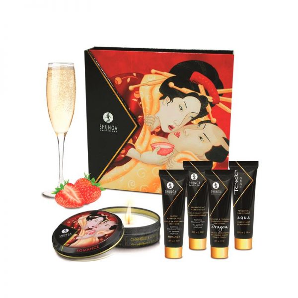 Shunga Kit Secretos de una Geisha Vino Espumoso barato
