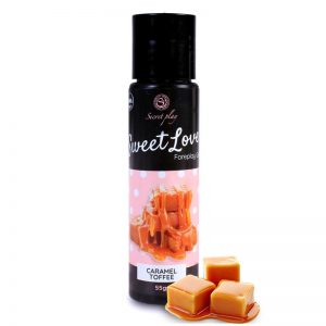 Sweet Love Lubricante Caramelo Toffee 60 ml diseñado por la marca SECRET PLAY