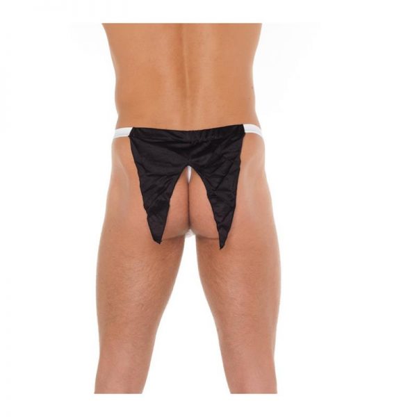 Tanga Blaco y Negro Talla Única fabricado por AMORABLE