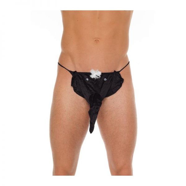 Tanga Elefante Negro Talla Única de la marca AMORABLE