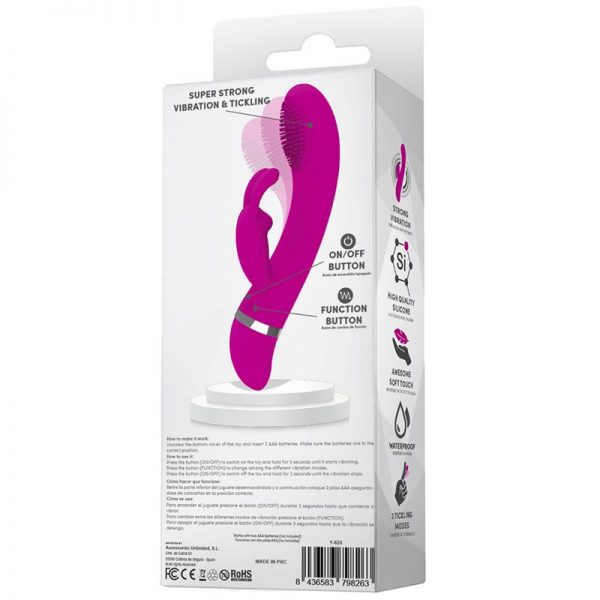 comprar Tickle Vibrador con Cosquilleo Impermeable Silicona en sex shop online