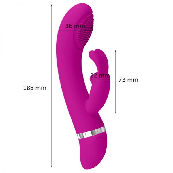 Tickle Vibrador con Cosquilleo Impermeable Silicona diseñado por la marca LATETOBED