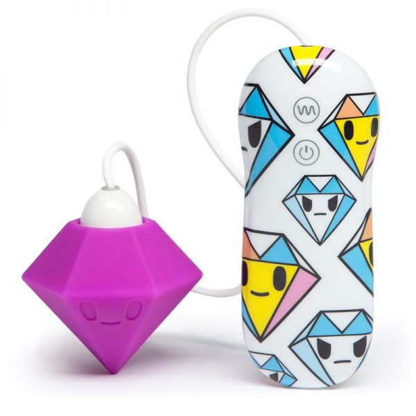 tokidoki 10 Function Silicone Estimulador Vibrador Clítoris Diamante Lila fabricante TOKIDOKI