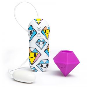 tokidoki 10 Function Silicone Estimulador Vibrador Clítoris Diamante Lila marca TOKIDOKI