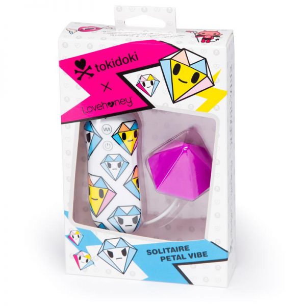 tokidoki 10 Function Silicone Estimulador Vibrador Clítoris Diamante Lila en www.tiendaeroticaweb.es