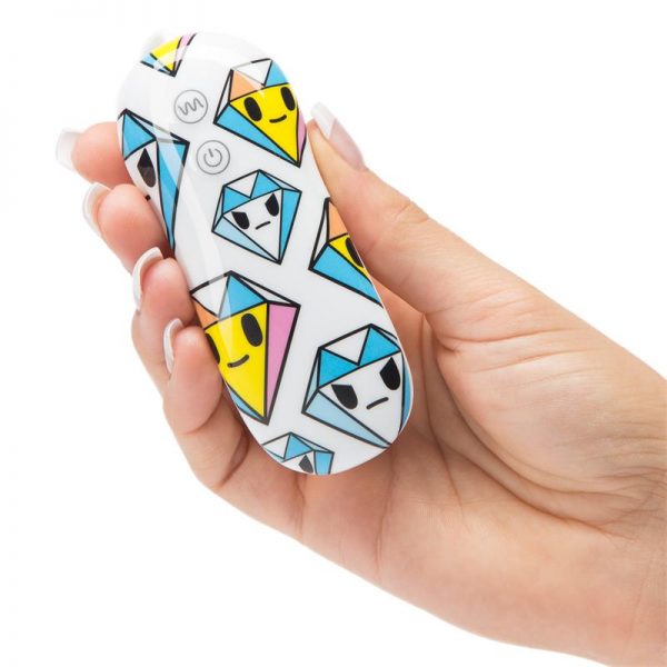 tokidoki 10 Function Silicone Estimulador Vibrador Clítoris Diamante Lila de la marca TOKIDOKI