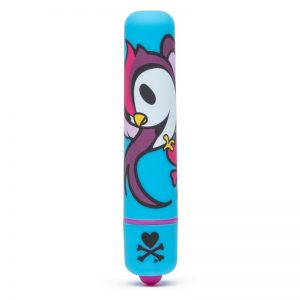 tokidoki Single Speed Mini Bullet Skull Vibrador pájaro Azul marca TOKIDOKI