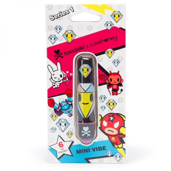 tokidoki Single Speed Mini Bullet Vibrador Diamentes Negro fabricante TOKIDOKI