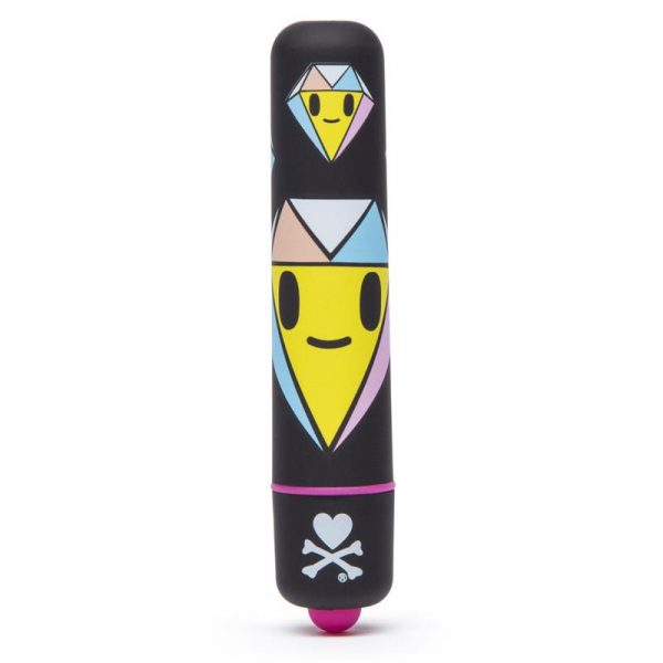 tokidoki Single Speed Mini Bullet Vibrador Diamentes Negro marca TOKIDOKI