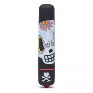 tokidoki Single Speed Mini Vibrator Black Dia de los muertos marca TOKIDOKI