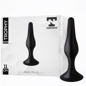 Trophy Plug Anal 11 cm Silicona Negro diseñado por la marca TARDENOCHE