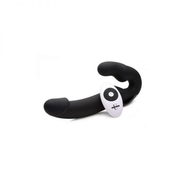 Urge Vibrador Doble Control Remoto Negro diseñado por la marca STRAP U