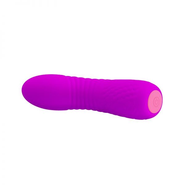 Vibrador Abner USB Silicona Purpura fabricado por PRETTYLOVE