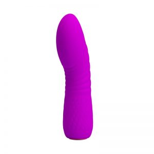 Vibrador Abner USB Silicona Purpura de la marca PRETTYLOVE