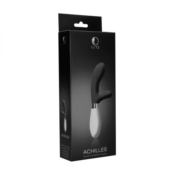 Vibrador Achilles Negro de la tienda erótica web www.tiendaeroticaweb.es