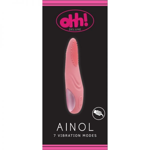 comprar Vibrador Ainol Rosa Silicona Líquida 25 x 3.2 cm barato y de calidad