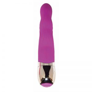 Vibrador Alia Purpura Silicona 17.5 x 3.2 cm diseñado por la marca OHH TOYS