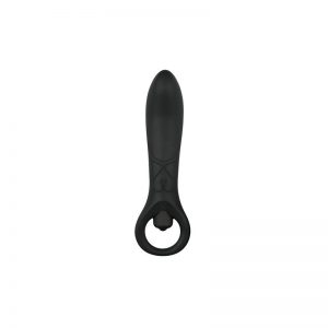 Vibrador Anal Silicona - Negro de la marca EASYTOYS