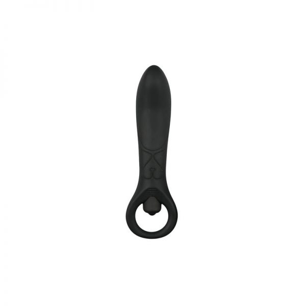 Vibrador Anal Silicona - Negro de la marca EASYTOYS