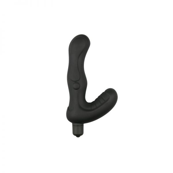 Vibrador Anal Estimulador Perineo Silicona- Negro de la marca EASYTOYS